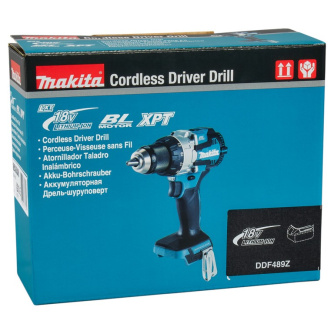 Купить Дрель аккумуляторная Makita DDF 489 Z Li-ion фото №7