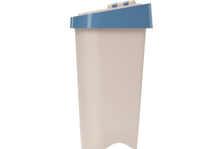 Купить Контейнер для мусора 7л угловой светло-бежево-синий М7002  6  Альтернатива фото №2