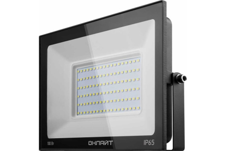Купить Прожектор IP65 LED Онлайт 100W 4K 61947 OFL-100-4K-BL-IP65 фото №1