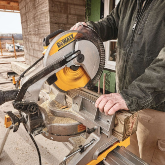 Купить Пила торцовочная DEWALT DWS 715 фото №9